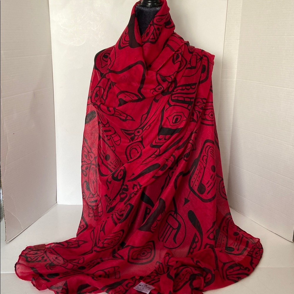 Kanata Blanket Company Haida “Dream Time” Scarf  Thr Canadian History Museum